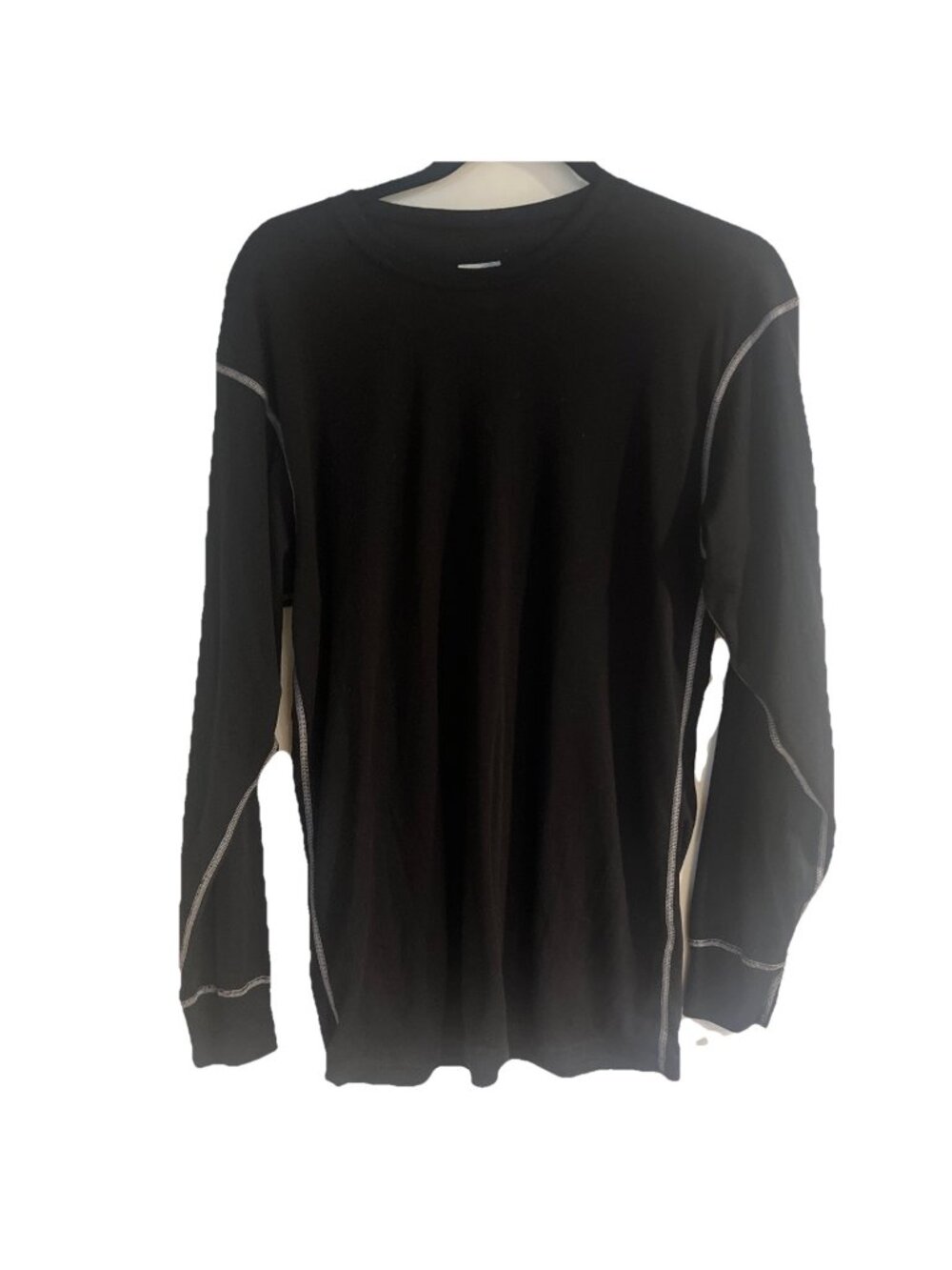 Polar Max Mens Black Long Sleeve base layer  Made in USA Size Medium M